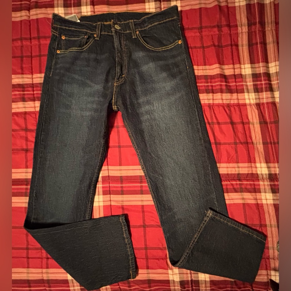 Levi's 505 Deep Blue Straight Jeans